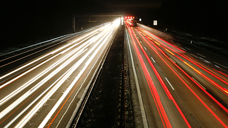 Cars drive on highway A8 near the German/Austrian border November 28, 2013.